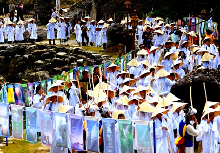 김삿갓문화제 행진 행렬